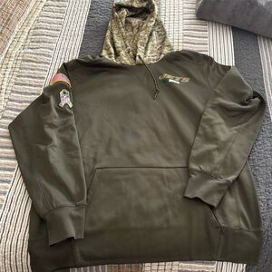 NFL Jets Camouflage Olive Sweater